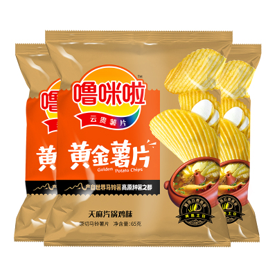 噜咪啦45g*10袋混装口味薯片