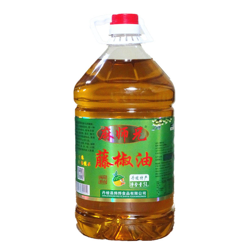 麻师兄藤椒油5L商用大瓶整箱包邮