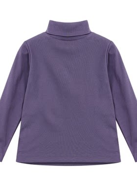 允儿妈女童长绒匹马棉半高领打底