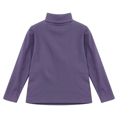 允儿妈女童长绒匹马棉半高领打底