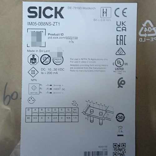 议价SICK西克接近传感器IM05-0B8NS-ZT1  斯里兰