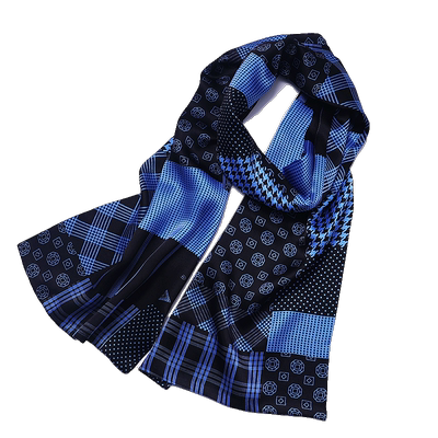 高档商务风男朋友送礼真丝围巾