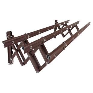 阳台室外晾衣架户外推拉折叠晾衣杆窗外伸缩晾晒衣架阳台外晒被架