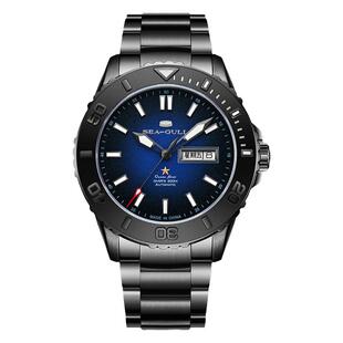 海鸥表陶瓷自动机械表运动海洋系列游泳防水潜水表男士腕表1047H