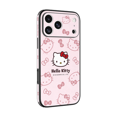 HelloKitty正版高档皮纹手机壳