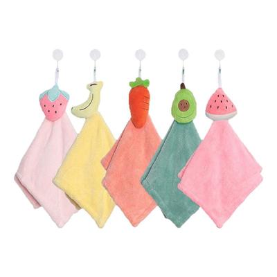 洁丽雅擦手巾挂式儿童擦手帕