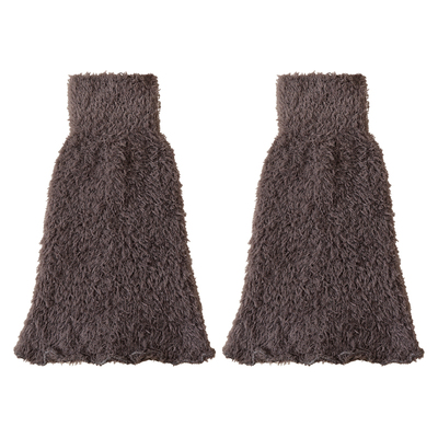 珊瑚绒袜套女款秋冬季加绒加厚保暖显瘦防寒小腿袜毛绒绒堆堆袜套