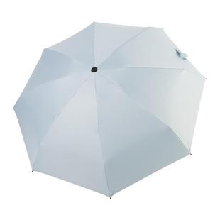 小巧便携五折伞女防晒防紫外线黑胶遮阳伞晴雨两用太阳伞加固结实