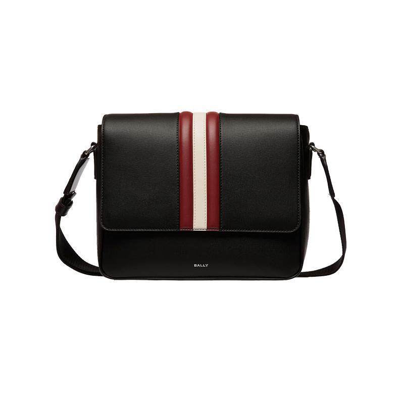 Bally/巴利时尚男士牛皮邮差包