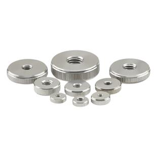 不锈钢手拧螺母平面手旋锁紧螺帽滚花国标直纹薄款高强度螺丝母