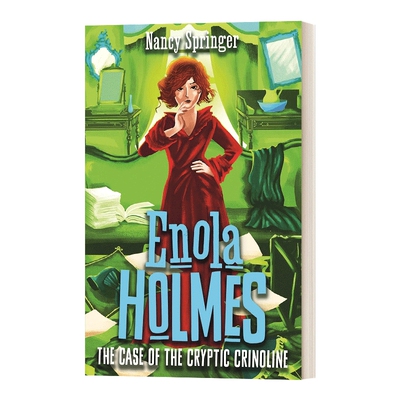 英文原版 Enola Holmes 5 The Case of the Cryptic Crinoline 福尔摩斯小姐5 英版 英文版 进口英语原版书籍儿童全英语书