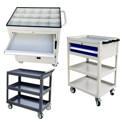 抽屉式工具推车温强结实耐用汽修