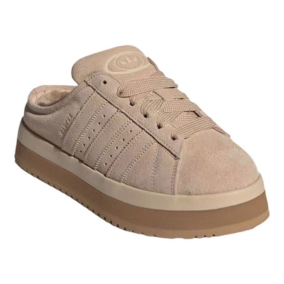 阿迪达斯女子舒适保暖加绒拖鞋