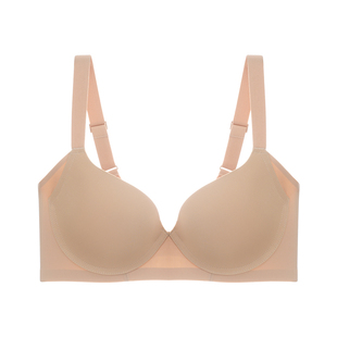 【裸感】贵夫人大胸显小内衣女调整型收副乳防下垂光面无痕文胸罩