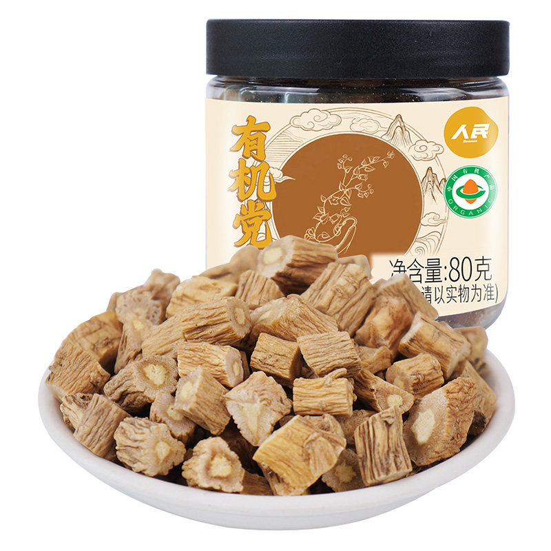 人民食品有机党参节党参段80g