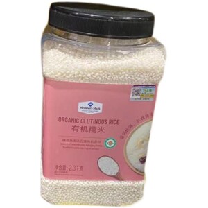 上海山姆代购MM黑龙江五常有机糯米软糯绵香年糕八宝饭料2.3kg/罐