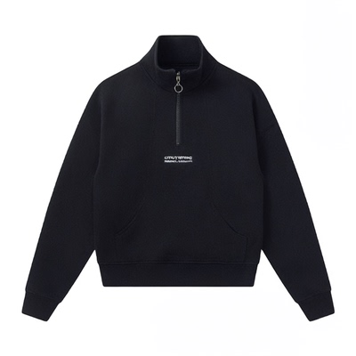 男童加绒卫衣春秋冬2025款儿童内搭中大童男孩摇粒绒加厚立领打底