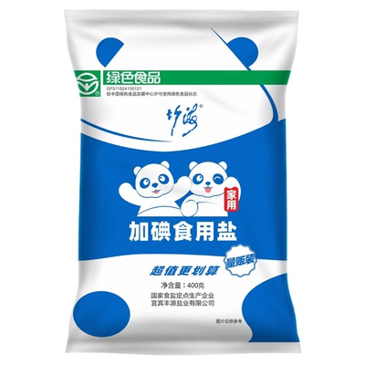 【优级】家用食用盐400g/袋