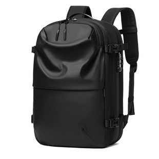 真空压缩大容量商务旅行双肩包男干湿分离防水17寸笔记本电脑背包