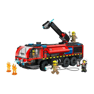 乐高官方旗舰店正品60499机场消防车积木儿童益智拼装玩具礼物