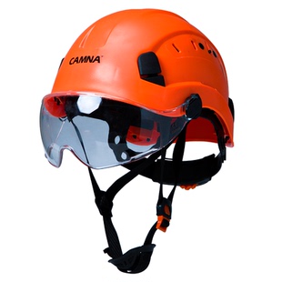 可戴灯户外登山攀岩探洞冒险工业头盔高空作业救援速降防护安全帽