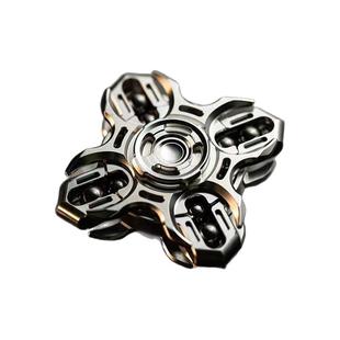 指玩屋 MOT神谕音叉联动指尖陀螺 EDC解压玩具指间金属潮玩黑科技