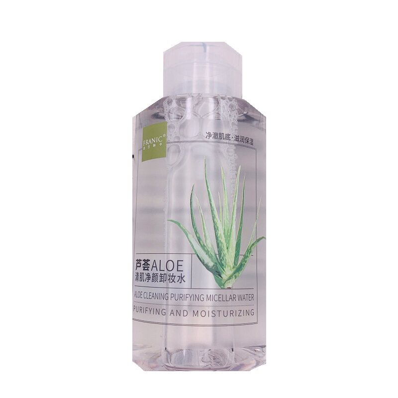 法兰琳卡芦荟清肌净颜卸妆水500ml温和清洁无油清爽可卸眼唇彩妆