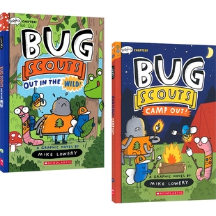 Scholastic Bug Scouts 美国学乐 臭虫侦察兵01-02 儿童读物幽默冒险故事 英语课外阅读漫画 英文原版进口图书