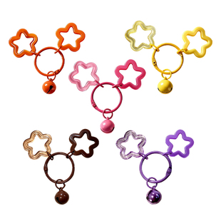 拼豆专用工具包材料包手工diy铃铛钥匙扣饰品配件包全套拼豆成品