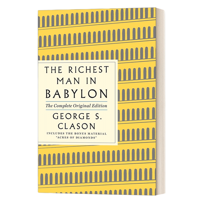英文原版 The Richest Man in Babylon - A GPS Guide to Life 巴比伦富翁的理财课 有史以来完美的致富手册 英文版 进口英语书