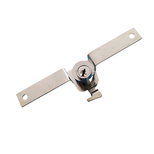 广日立电梯轿厢操纵箱面板勾锁开关钩子锁配钥匙一字长锁操纵厢