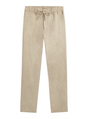 GANT/甘特男士纯亚麻通勤休闲裤
