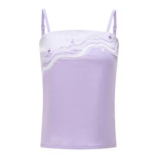 花朝记｜星河入梦｜贴布绣吊带日常百搭单品双色可选对襟齐腰内搭