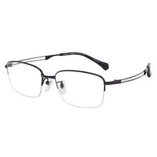 新款CHARMANT夏蒙线钛男士半框超轻商务斯文光学近视眼镜架XL2250