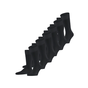 FALKE鹰客Happy 6p男女袜子6双量贩装棉质螺四季透气中短长筒袜