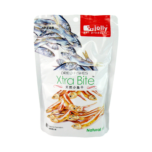 Jolly祖莉小鱼干100g 补充蛋白质及钙质西施熊仔仓鼠零食