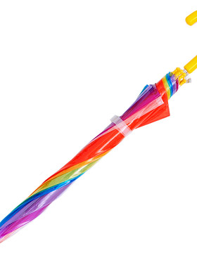 幼儿园彩色加厚手开宝宝透明雨伞