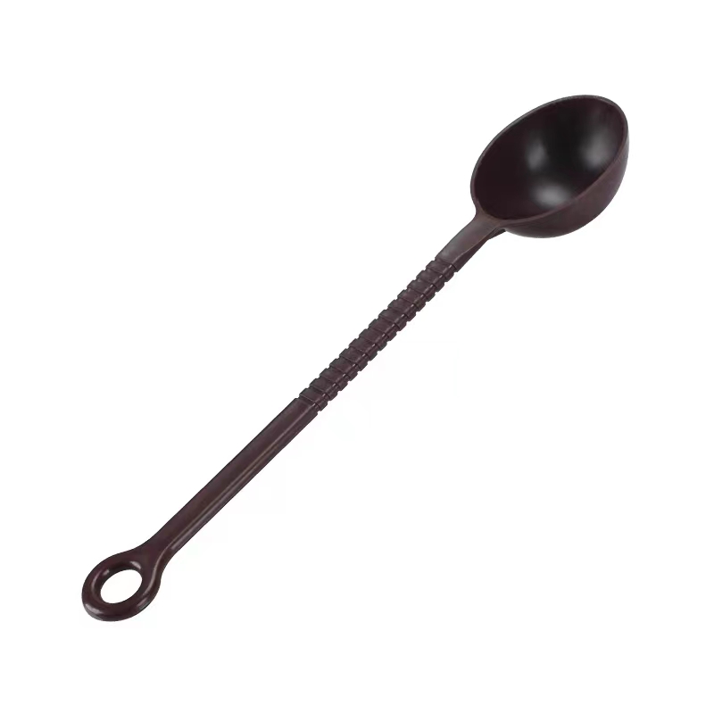 商用冰粉勺果粉勺塑料咖啡豆量勺小料勺子长柄搅拌吧勺奶茶果酱勺