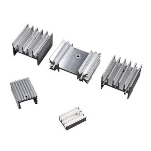 铝散热片 三极管 稳压管 MOS TO-220 电子散热块专用25*23.5*15.5