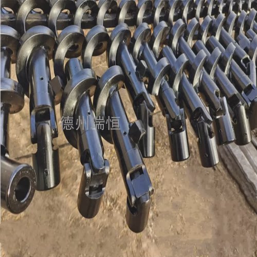 机床排屑螺旋杆方钢无轴左右旋螺旋簧提升输送机配件绞龙叶片扁钢