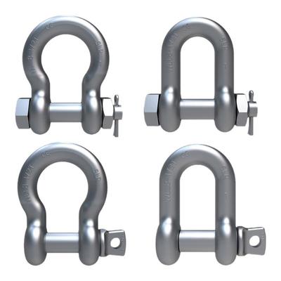 S6起重卸扣高强度U型D型直型弓形美式吊装工具马蹄扣卡扣吊环卡环