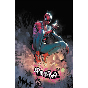 【现货】漫威漫画 蜘蛛朋克:禁地之战 Spider-Punk: Battle Of The Banned 蜘蛛侠 英文漫画书原版进口图书 超级英雄系列美漫书籍