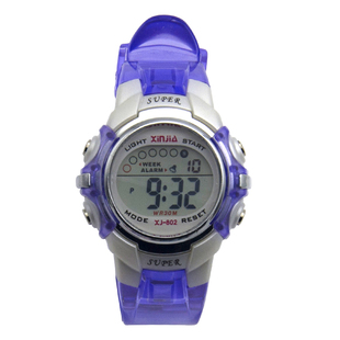 信佳电子表夜光防水手表 女学生潜水游泳手表儿童运动腕表 XJ802