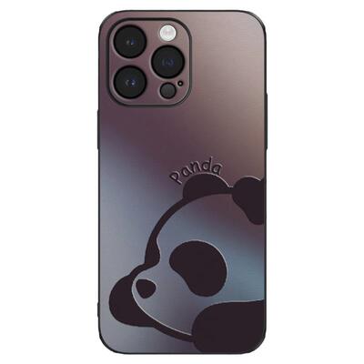 暗紫趴熊猫苹果15promax机壳
