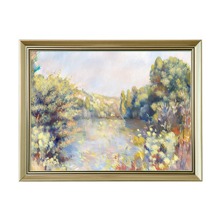 上品印画 雷诺阿风景12幅 欧式简欧卧室风景装饰画挂画