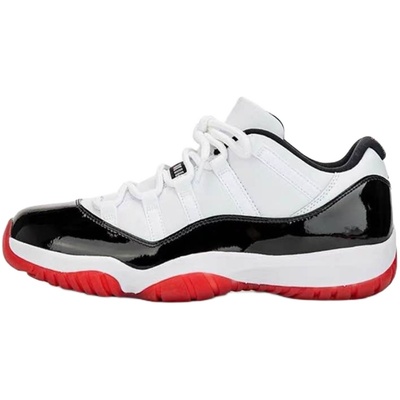 aj11黑红康扣低帮黑白红