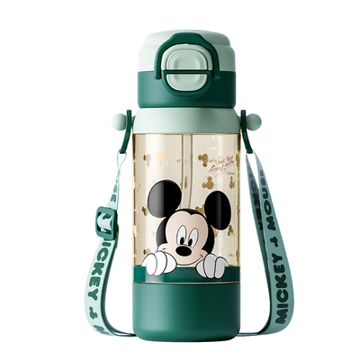 迪士尼儿童水杯上学专用ppsu吸管杯子小学生男孩直饮便携塑料水壶