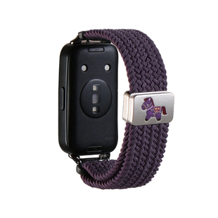 适用华为手环10/11表带新款编织磁吸9/8nfc版腕带高级感女款band7手表带舒适透气6pro智能运动荣耀十代手表链