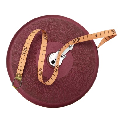 高精度布卷尺纤维皮尺50米测量尺