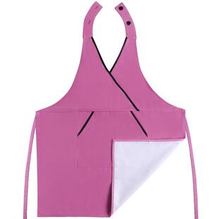 韩版时尚美容美甲母婴咖啡店超市服务员防水油工作服围裙定制印字